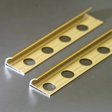 Aluminium Edging Strip Elevates Wall Panels for Home Decoration with Double S...